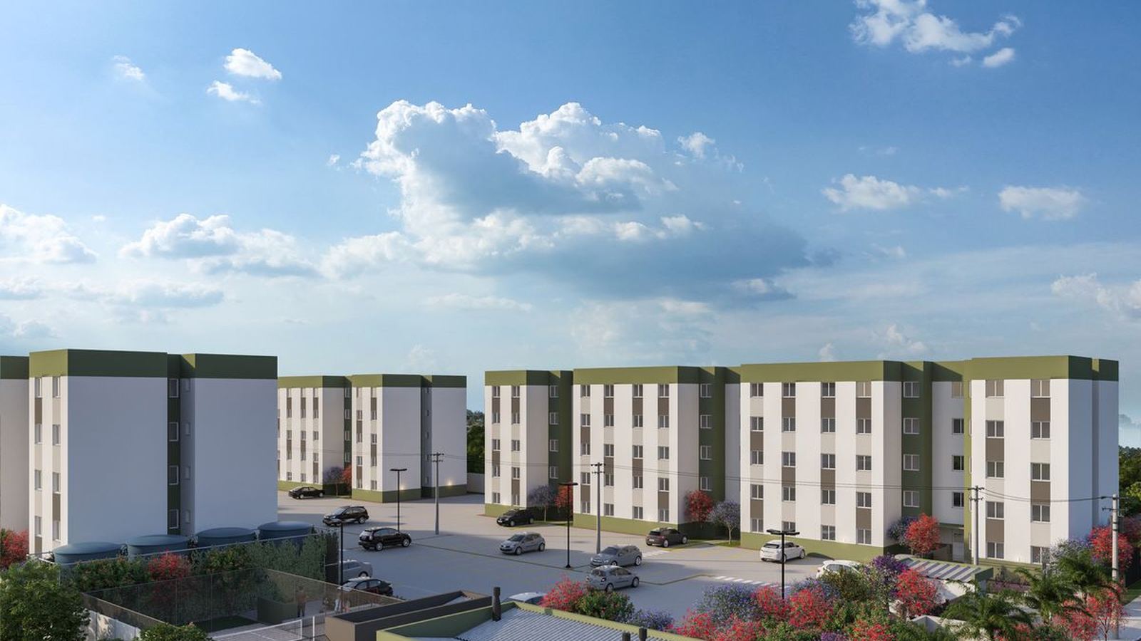 Render do Residencial Dublin