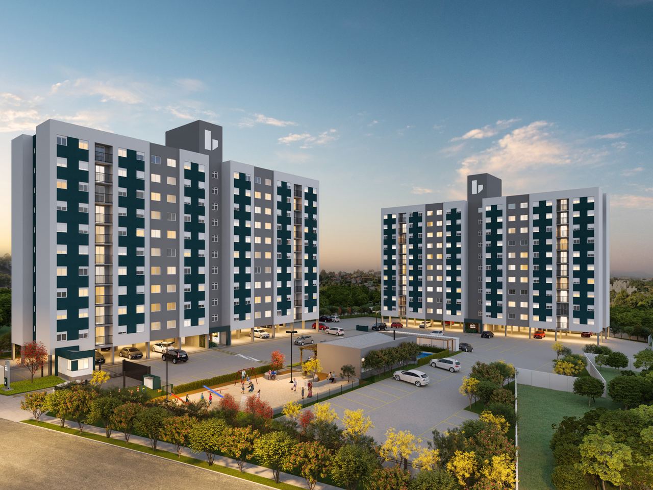 Residencial Monte Cristo, apartamentos 2 dormitórios