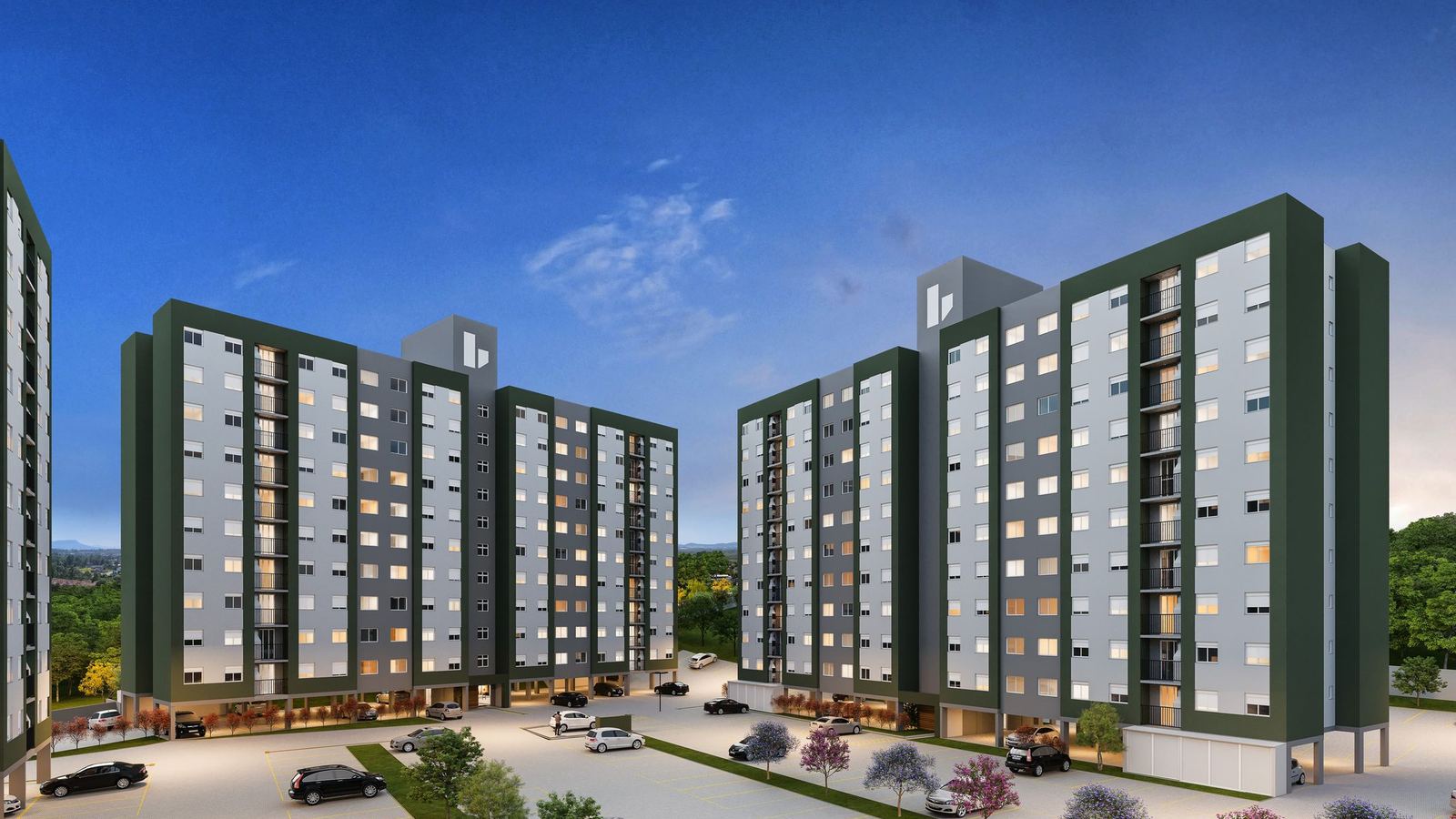 Render do Residencial Viena
