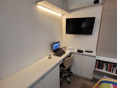 Foto 4 de Apartamento térreo 2 dormitórios semimobiliado, bairro Rondônia