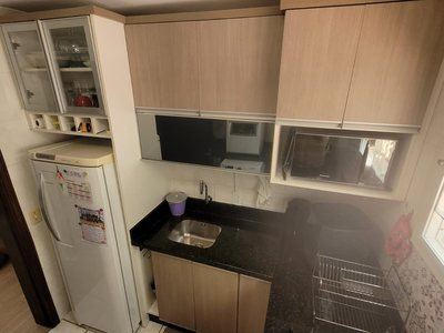 Foto 11 de Apartamento térreo 2 dormitórios semimobiliado, bairro Rondônia